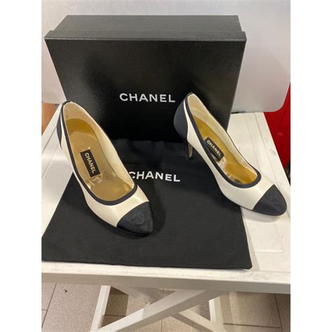 chanel nere scarpe